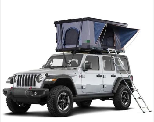 Spacious Hard Shell Rooftop Tent with Built In Mattress and Aluminum Roof