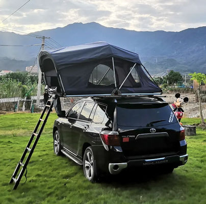 Straight Bracing Type Spacious 4x4 Rooftop Tent for 4 Person Camping
