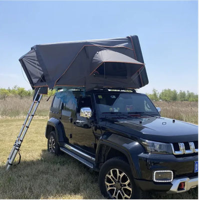 Diagonal Bracing Type Cozy 4-Season Aluminum Camper Rooftop Tent For 3
