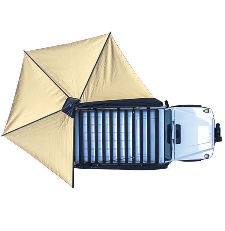 Roomy Family Size Camping Car Roof Top Tent With 270 Degree Sunshade